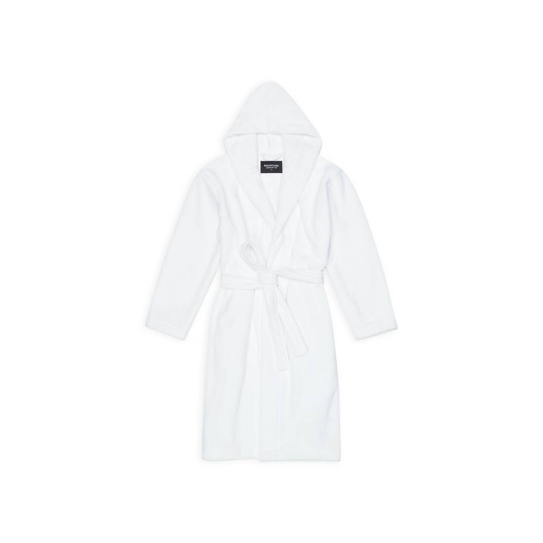 Men's Cities Saint Tropez Hooded Bathrobe in White - 4