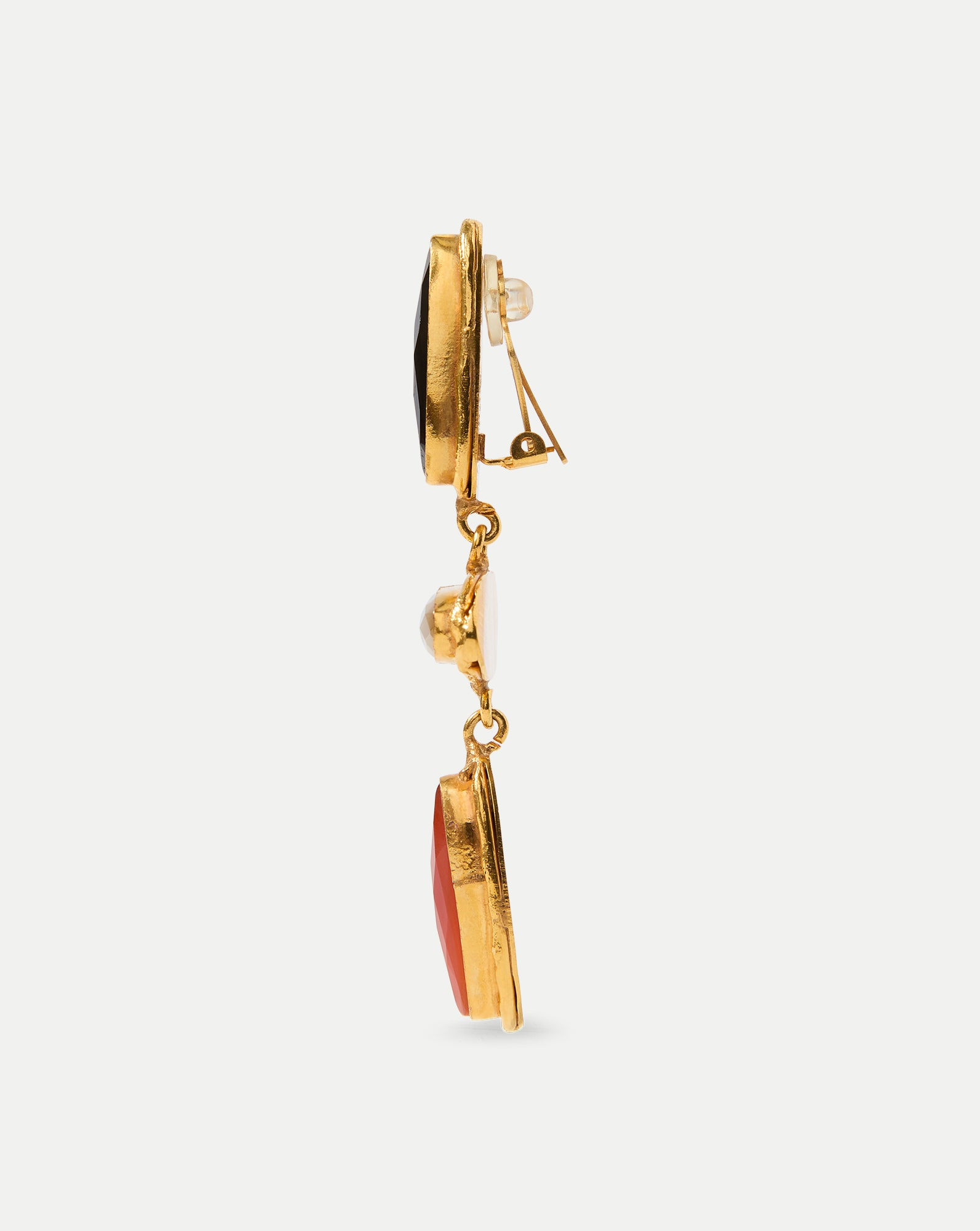 GRACE SEMI-PRECIOUS STONE DROP EARRING - 3
