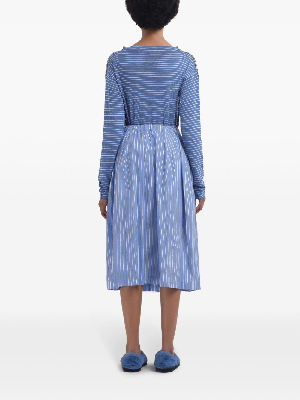 striped midi skirt - 4