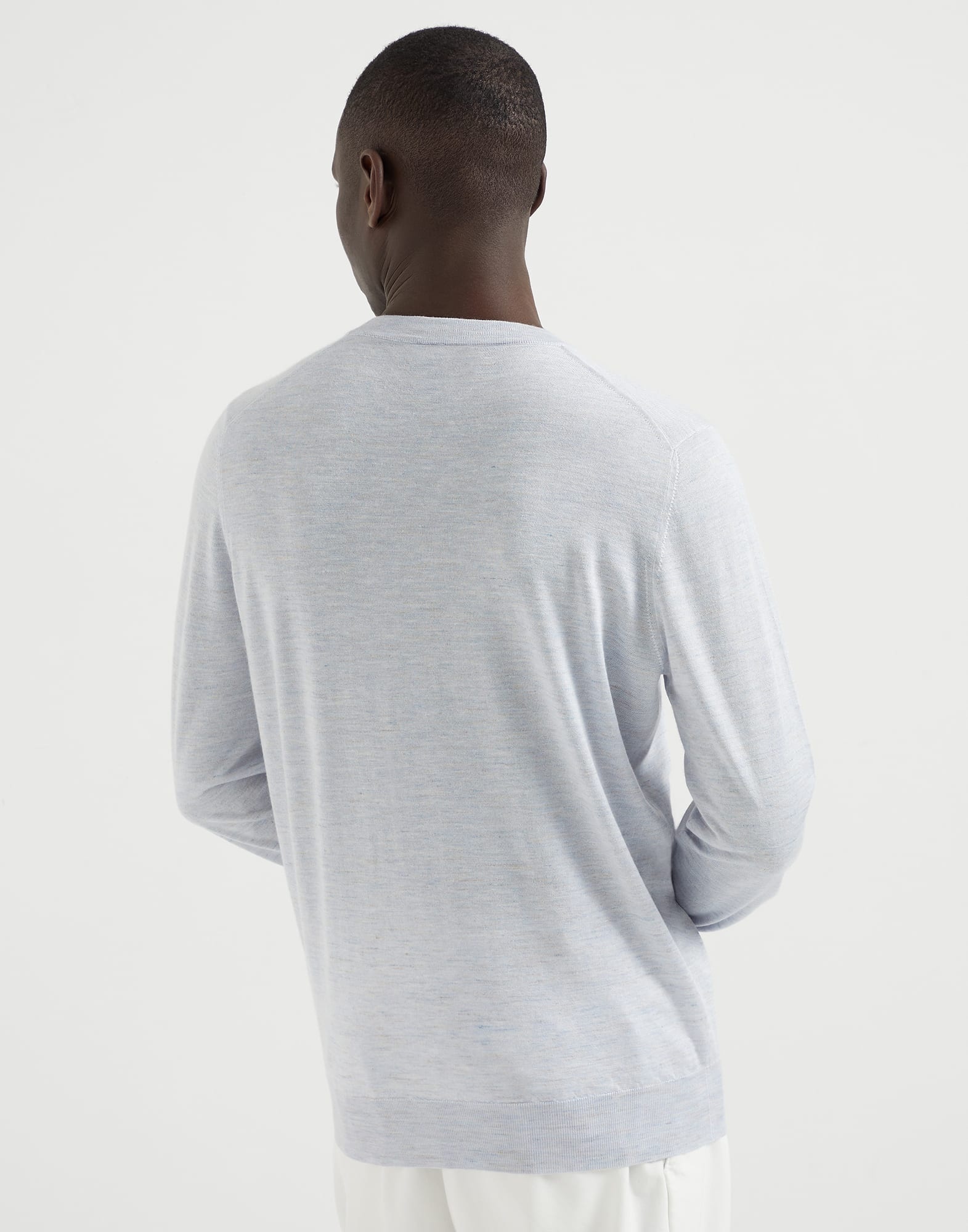 Lightweight cashmere, silk and linen sweater - 2