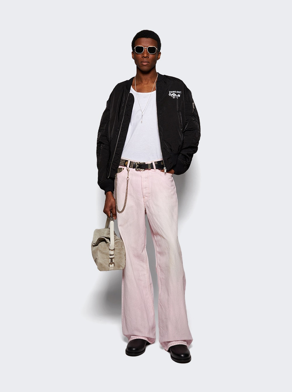 1981 U Traffic Jeans 418 Pale Pink - 5