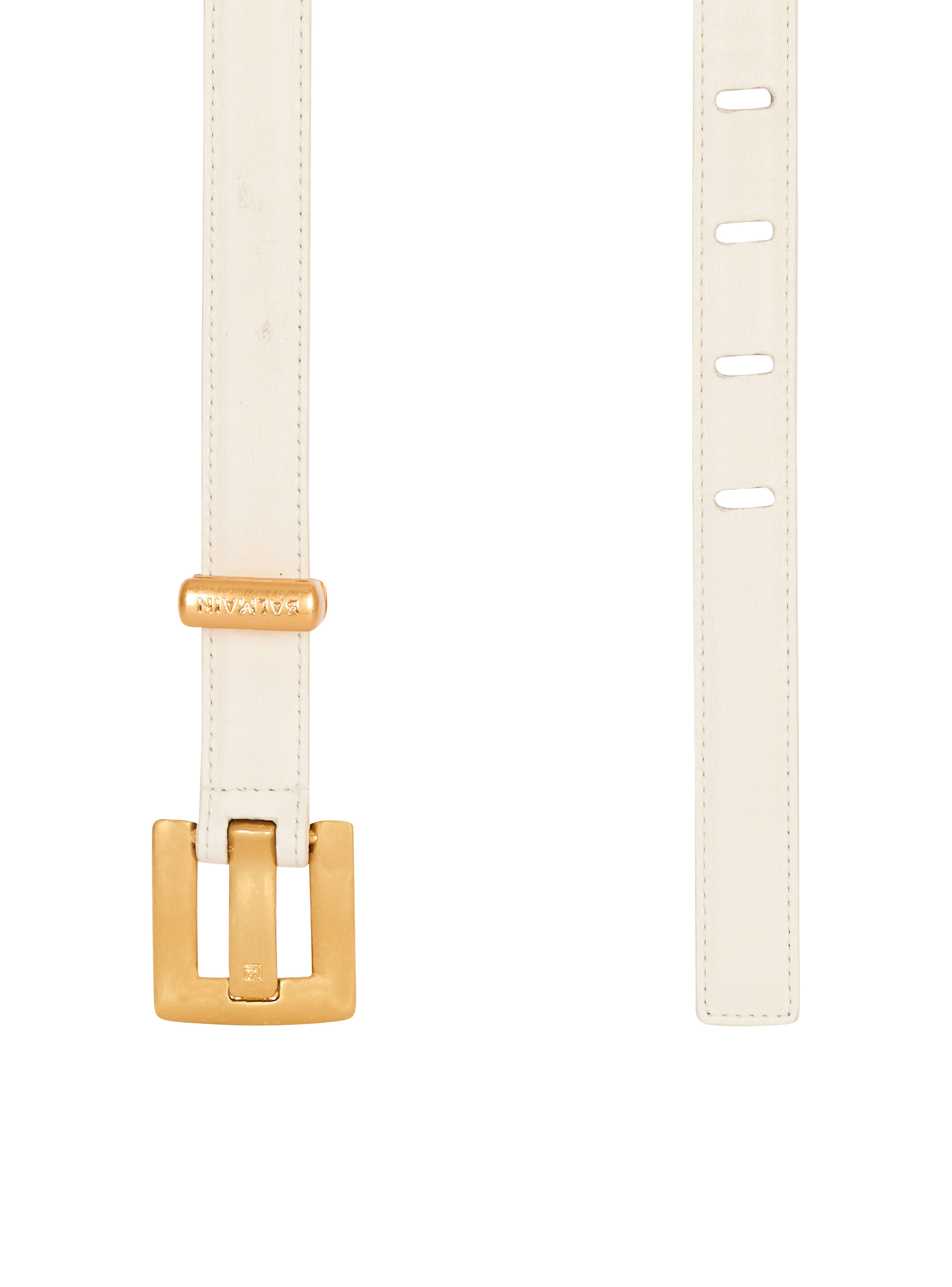 Anthem narrow leather belt - 4