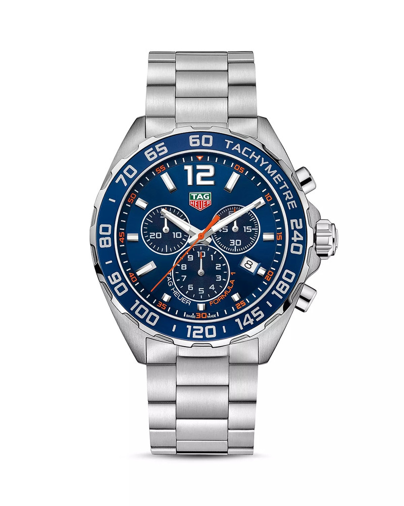 Formula 1 Quartz Men's Blue Steel Chronograph, 43mm 1
