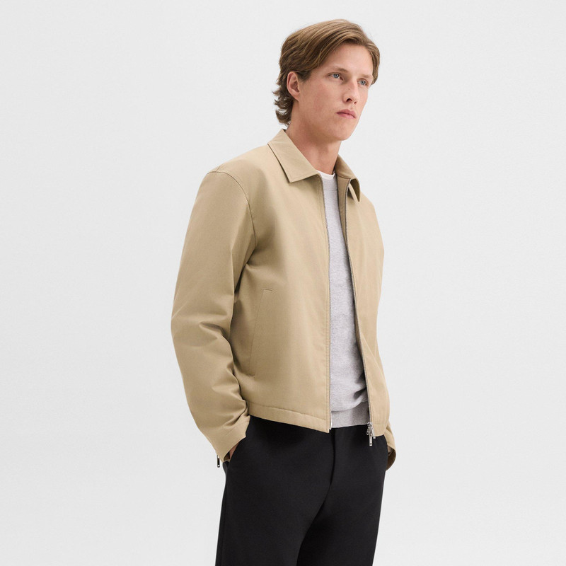 Blouson Zip Jacket in Stretch Cotton Twill 3