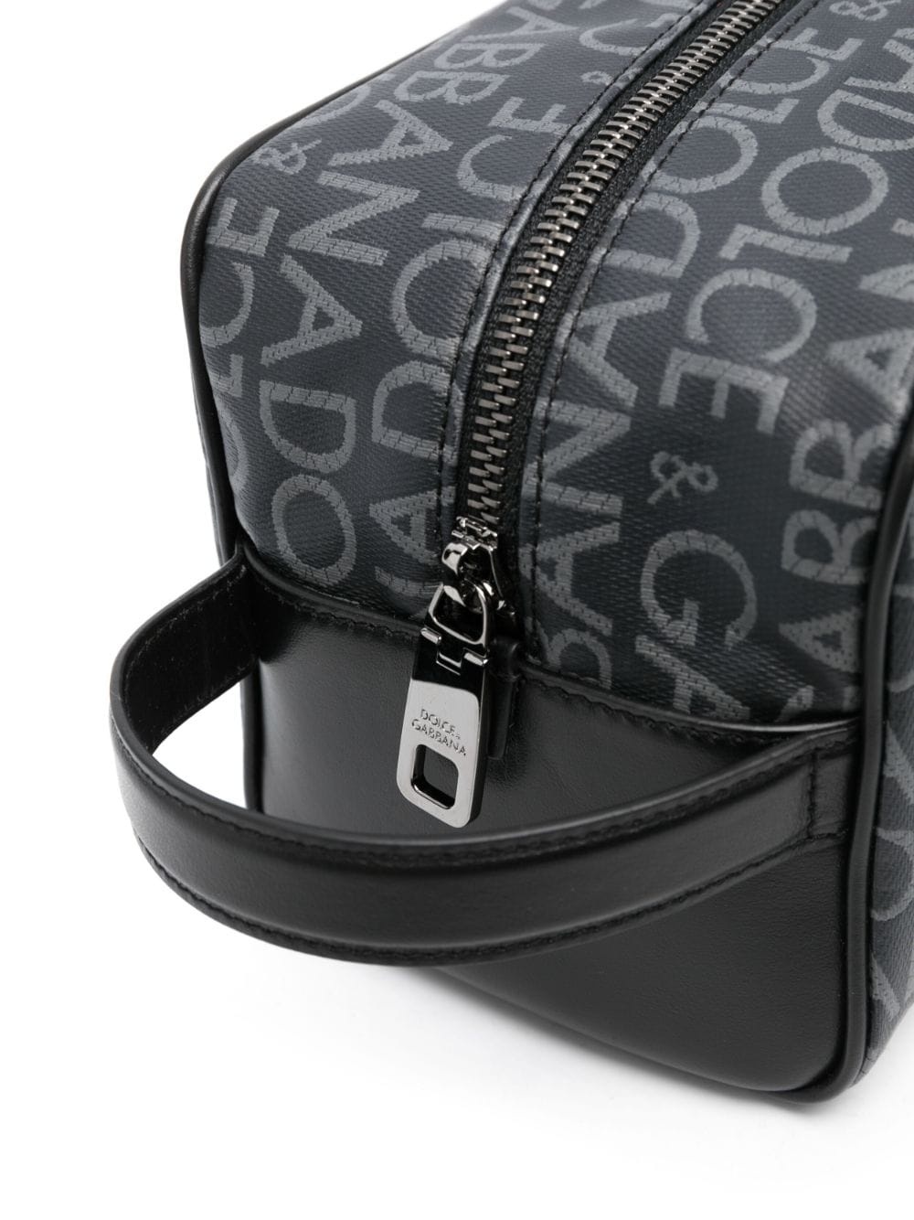 logo-print wash bag - 3