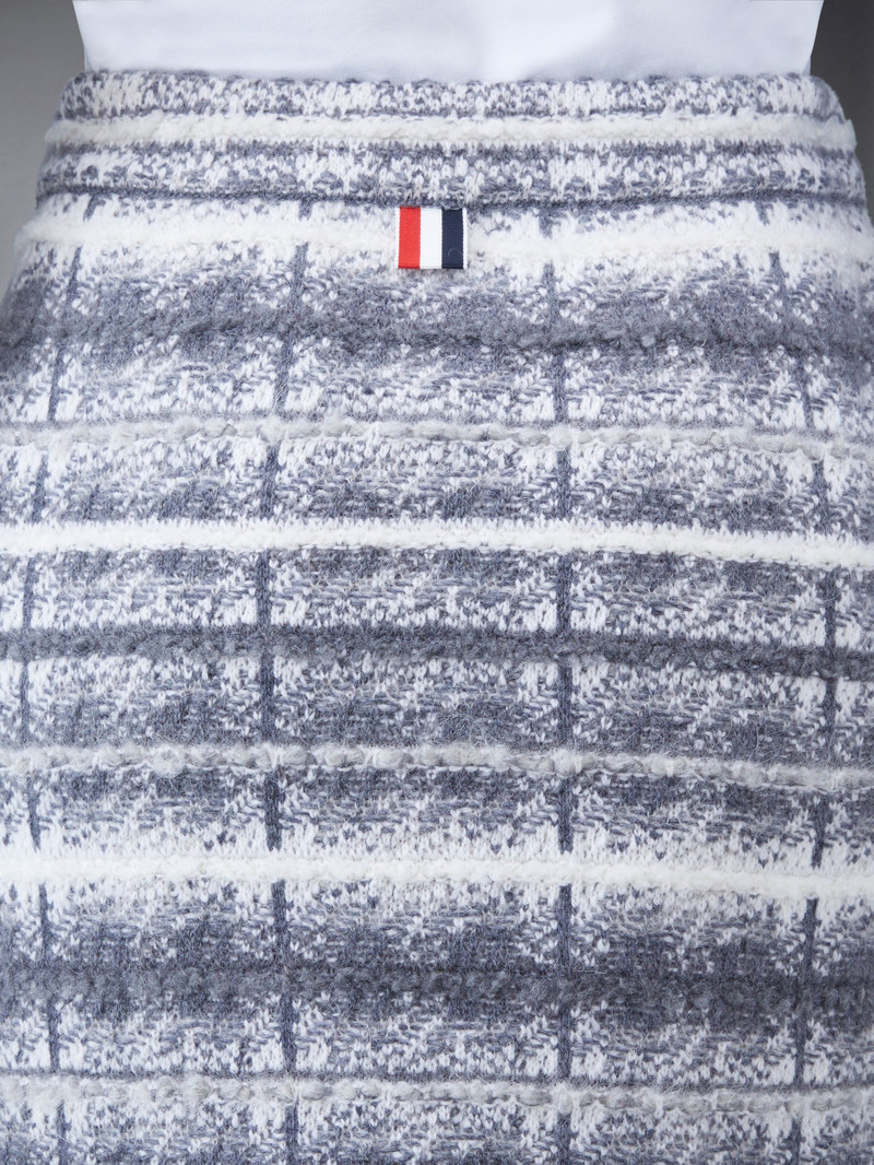 Merino and Mohair Tartan Cardigan Skirt 6