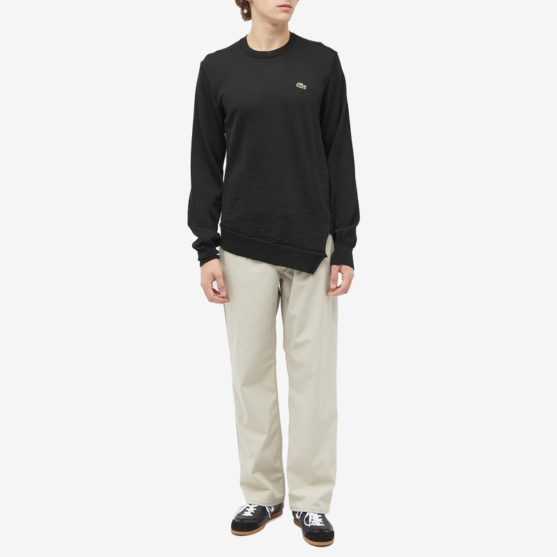 Comme des Garçons SHIRT Comme des Garçons SHIRT x Lacoste Asymmetric Crew Knit outlook
