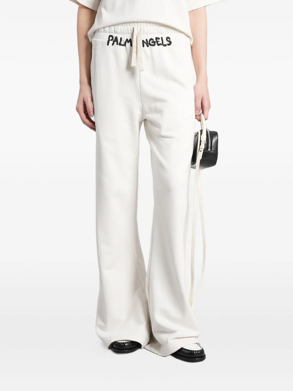 logo-print drawstring track pants - 1