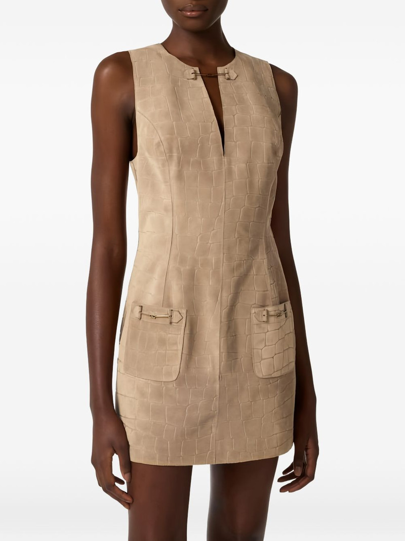 alligator-print mini dress 4