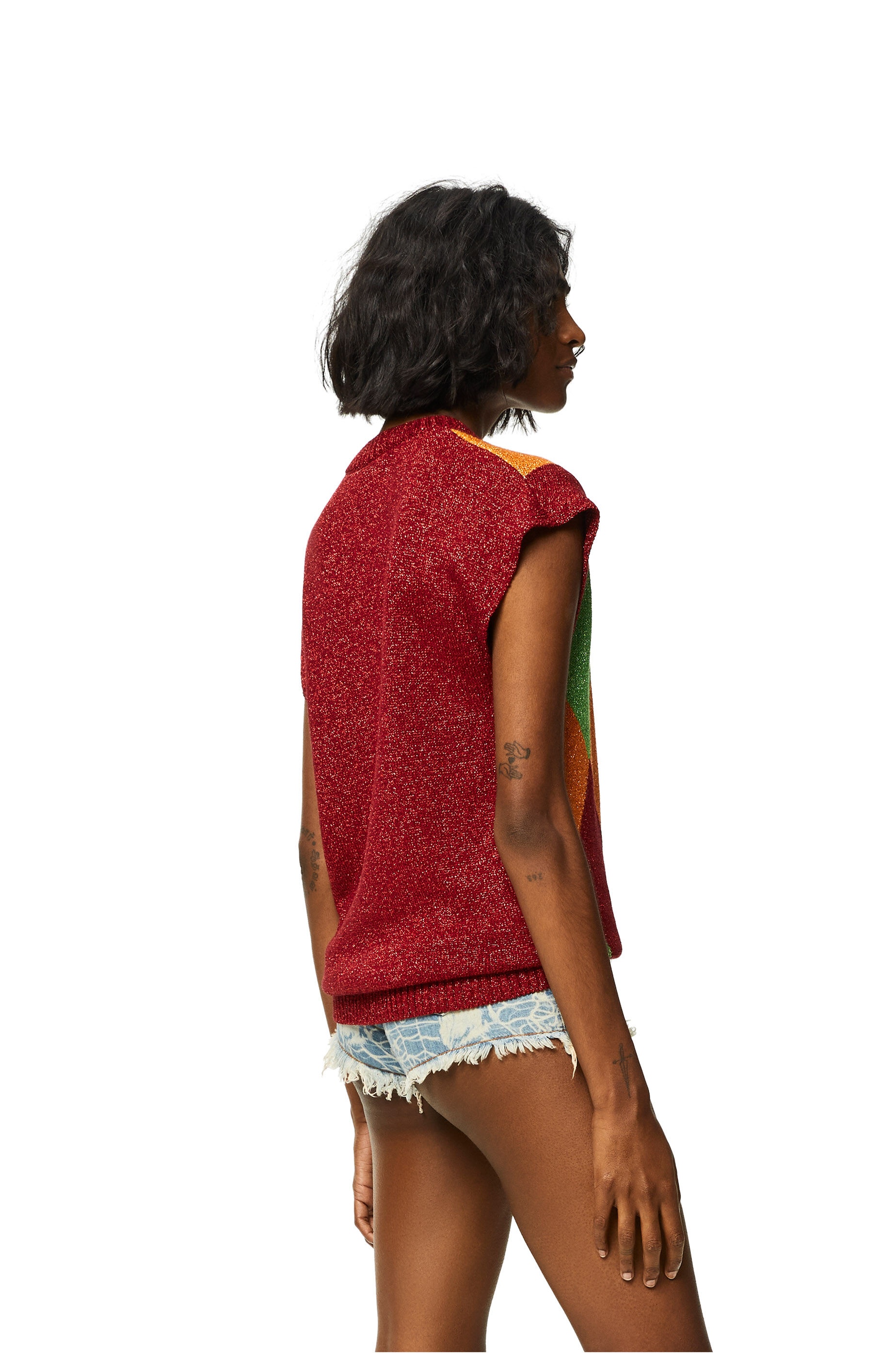 Anagram lurex vest in viscose - 4