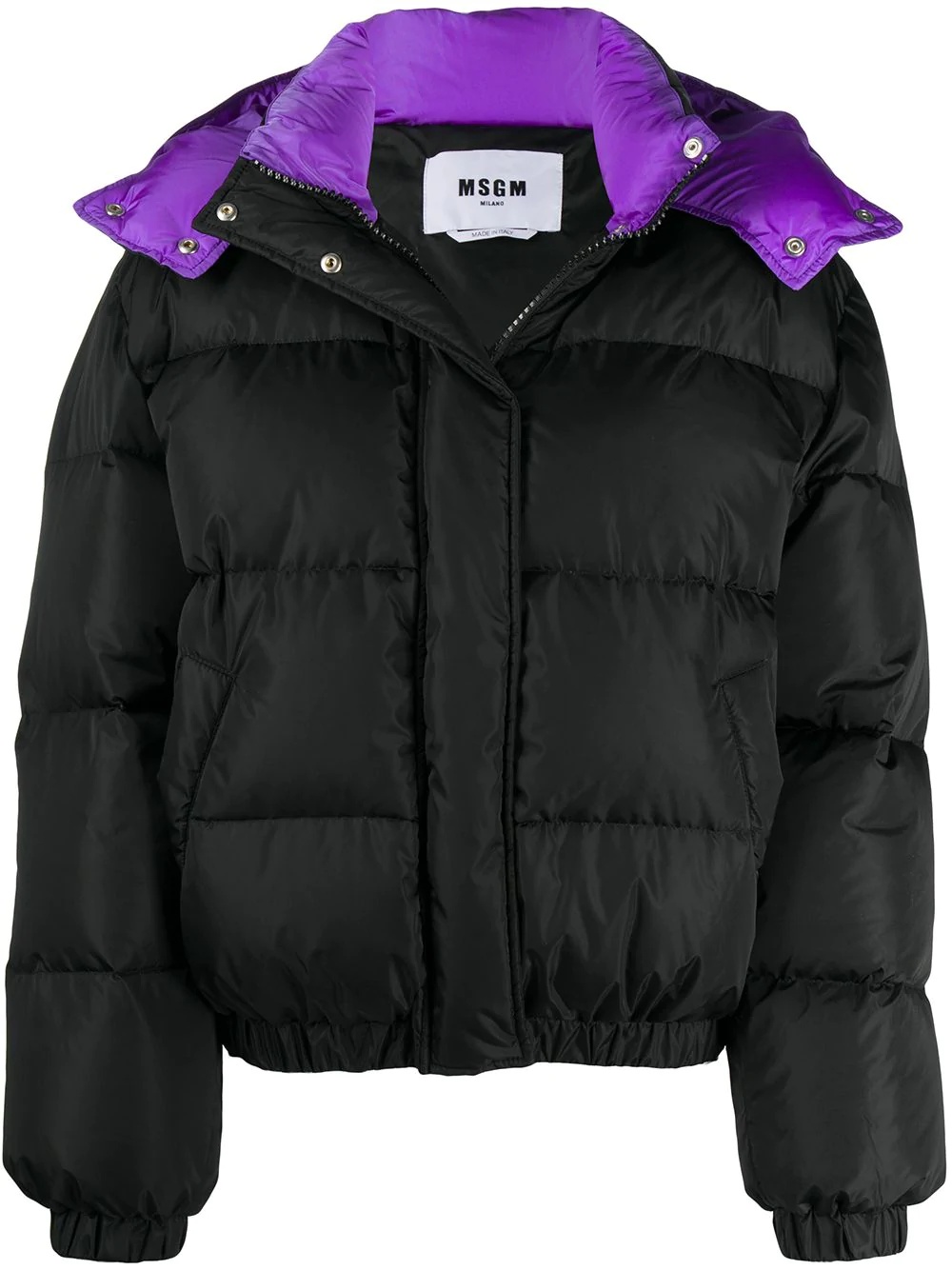 padded hooded jacket - 1