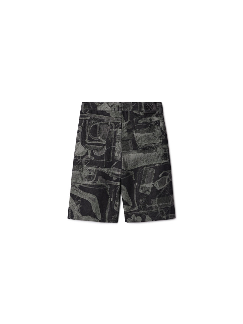 Off-White Xray Denim Shorts outlook