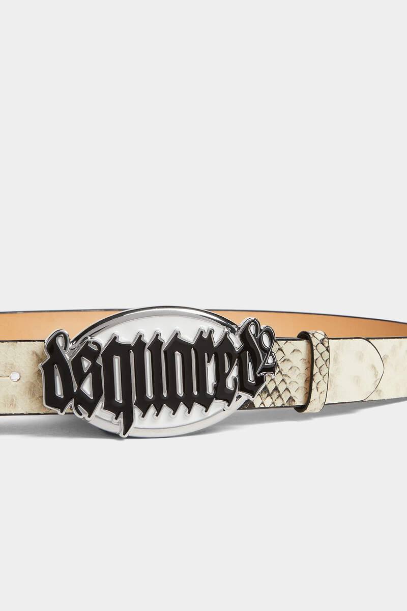 GOTHIC DSQUARED2 PLAQUE BELT 3