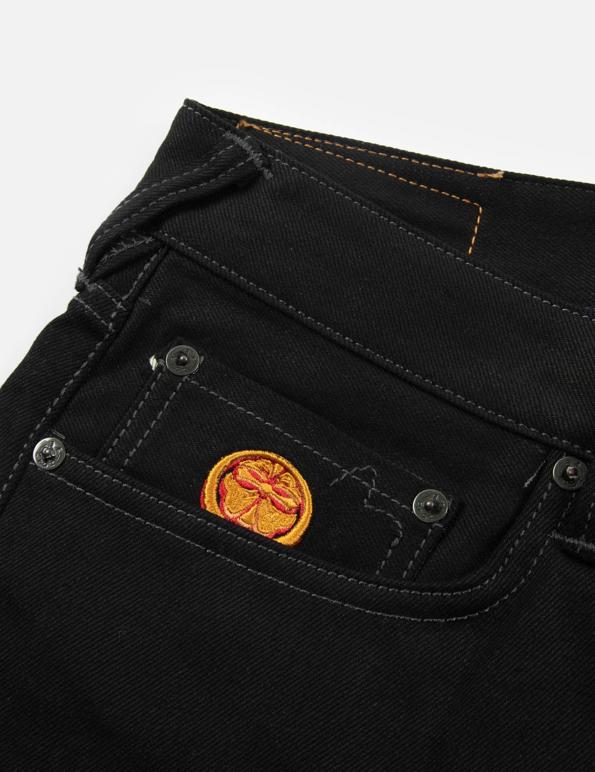 MULTI-LOGO EMBROIDERY SLIM-FIT JEANS #2010 - 10