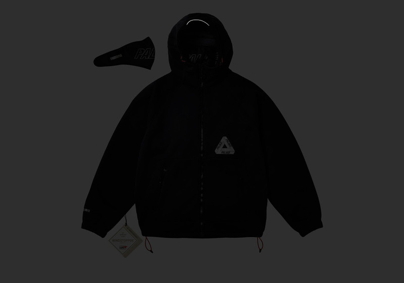 PALACE GORE-TEX WINDSTOPPER JACKET BLACK outlook