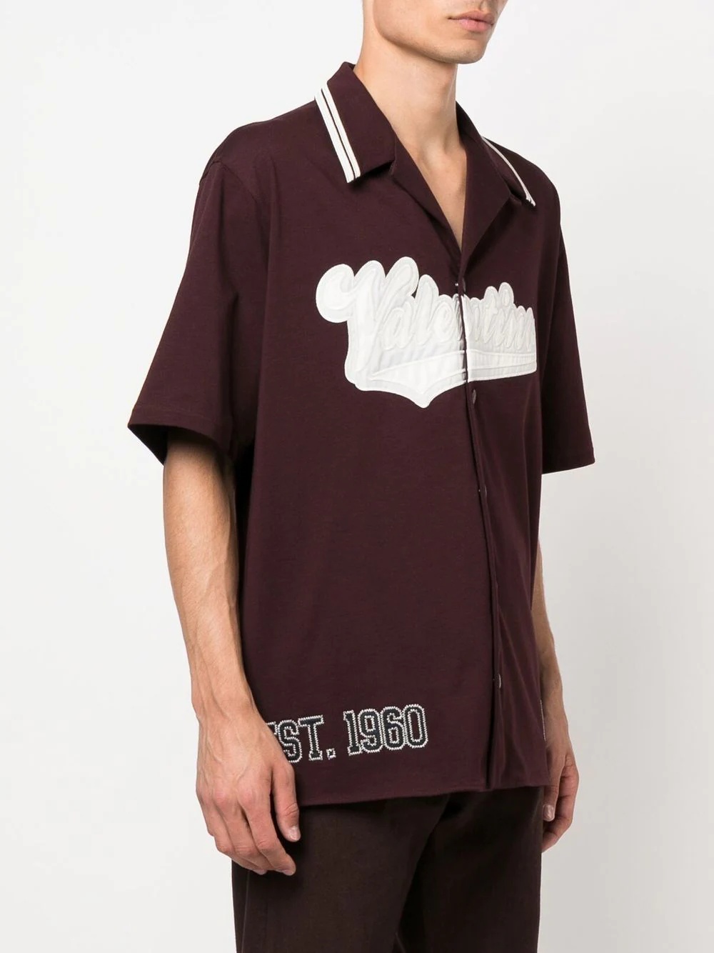 logo-patch short-sleeve shirt - 3