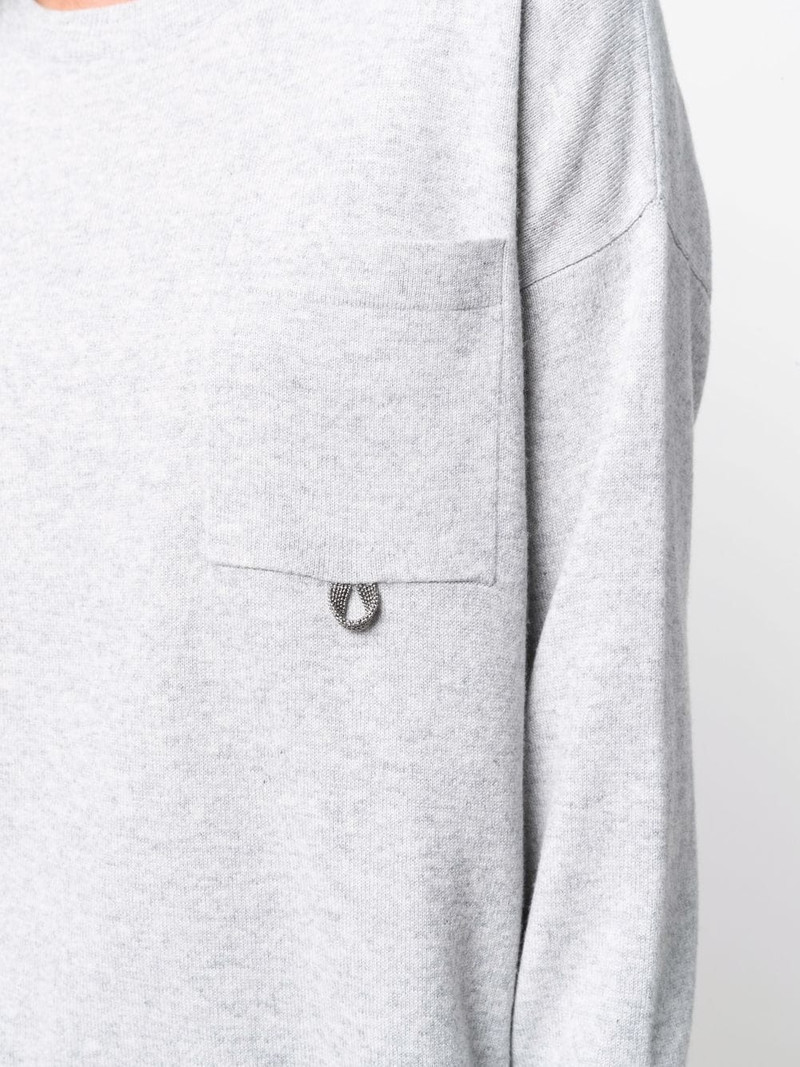 jersey-knit jumper 5