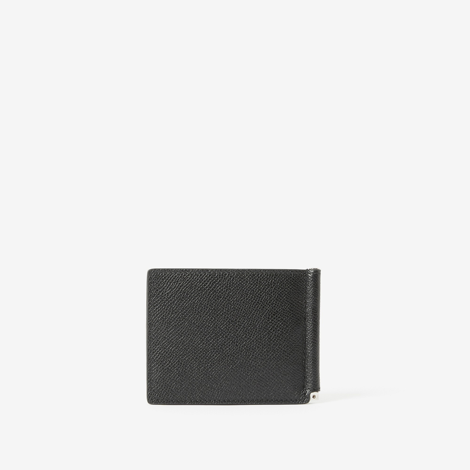 Grainy Leather TB Money Clip Wallet - 3