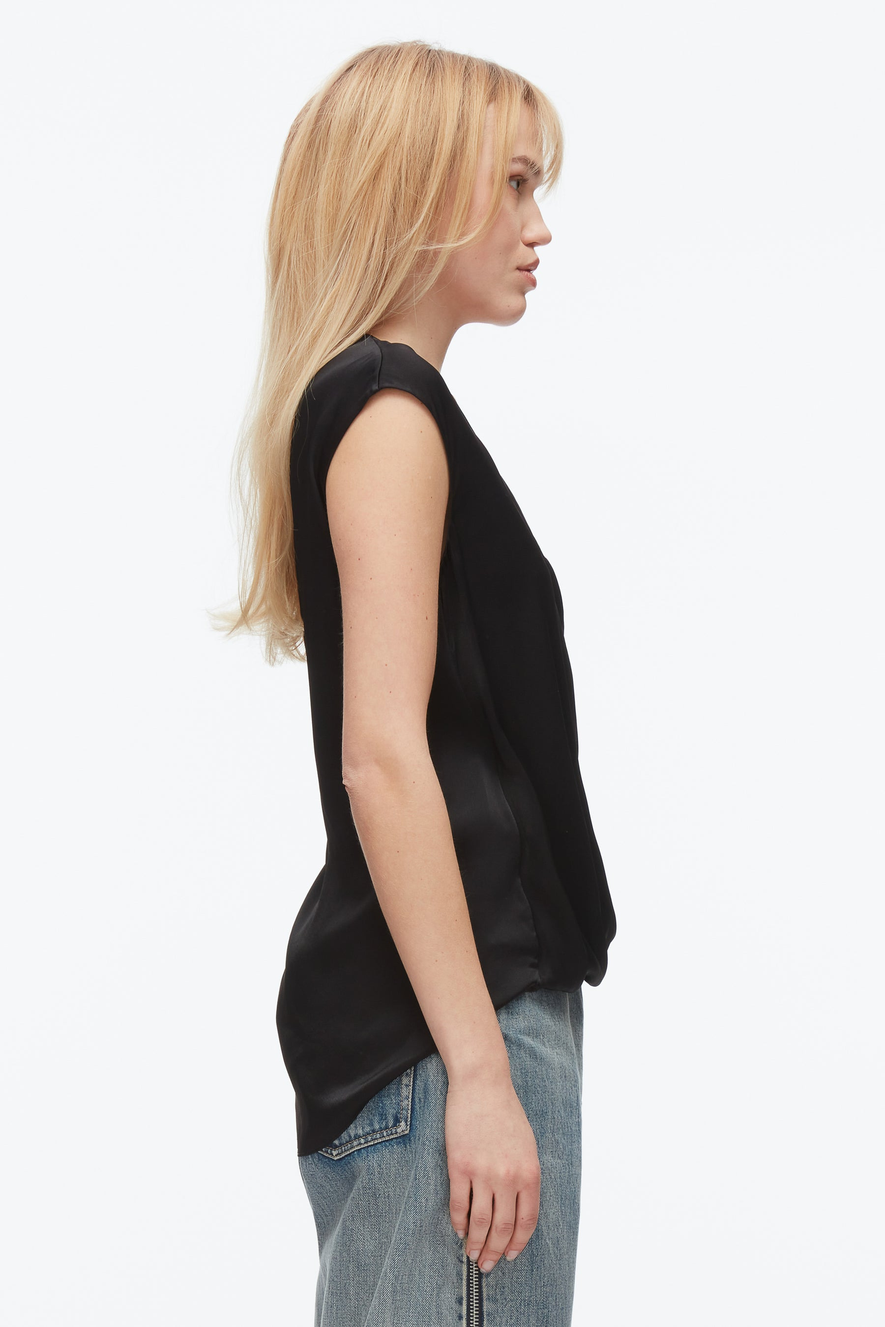 Soft Drape Sleeveless Blouse - 5