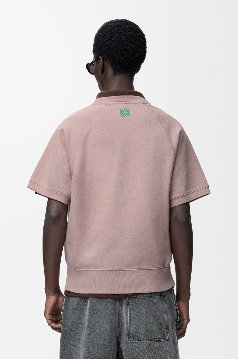 Short sleeve sweatshirt in cotton 4