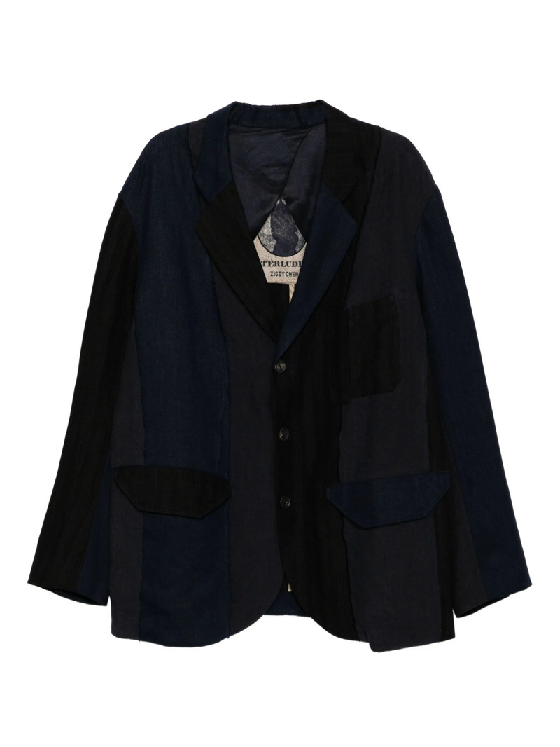 Ziggy Chen Patchwork Blazer 1