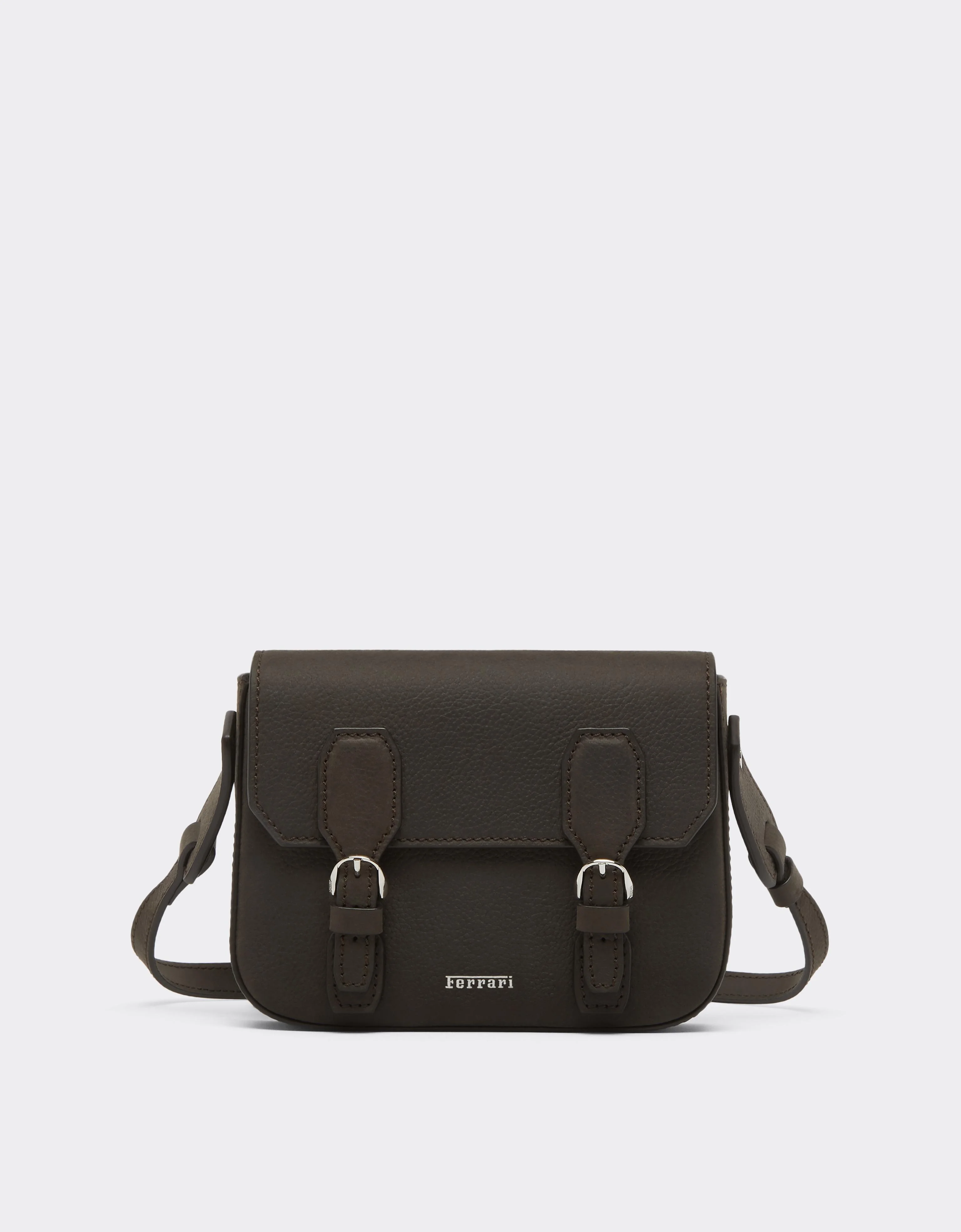 Waxed Leather Messenger Bag - 1