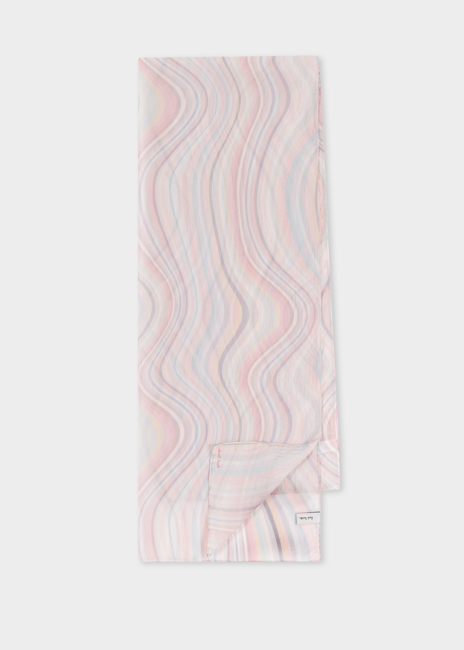 Women's Silk Faded 'Swirl' Scarf - 1