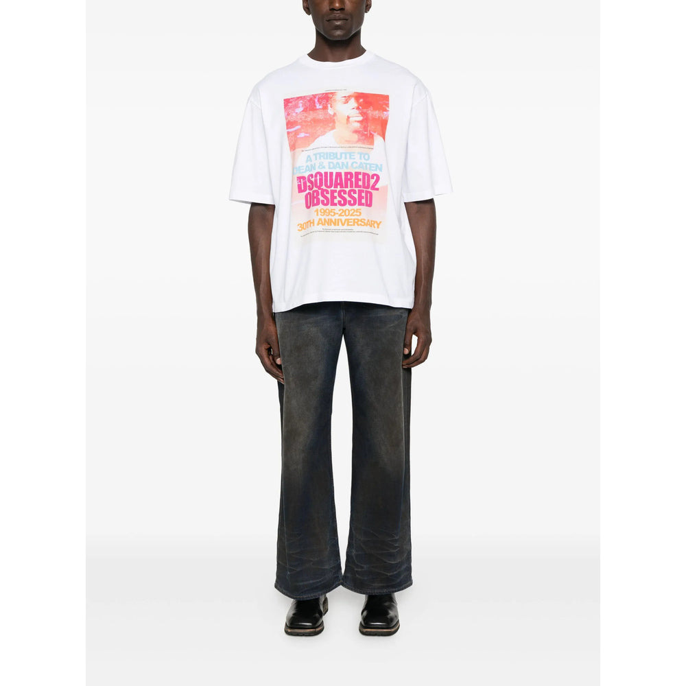 Dsquared2 White T-Shirts & Vests - T-Shirts Men - 2