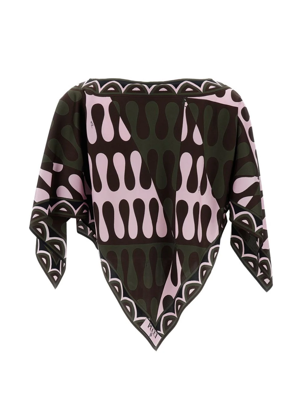 Printed Silk Blouse - 1