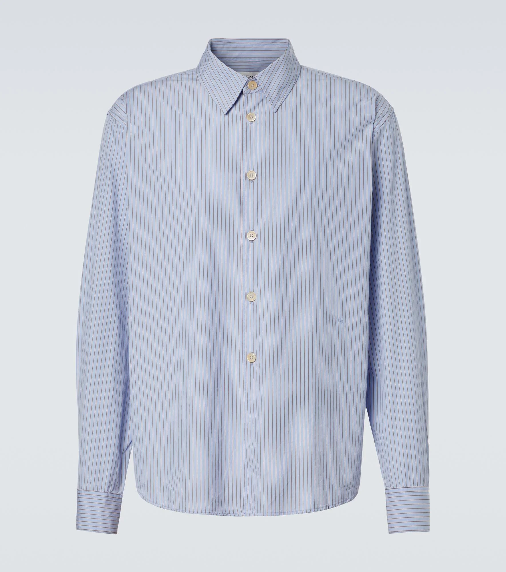 Beyond striped cotton poplin shirt - 1