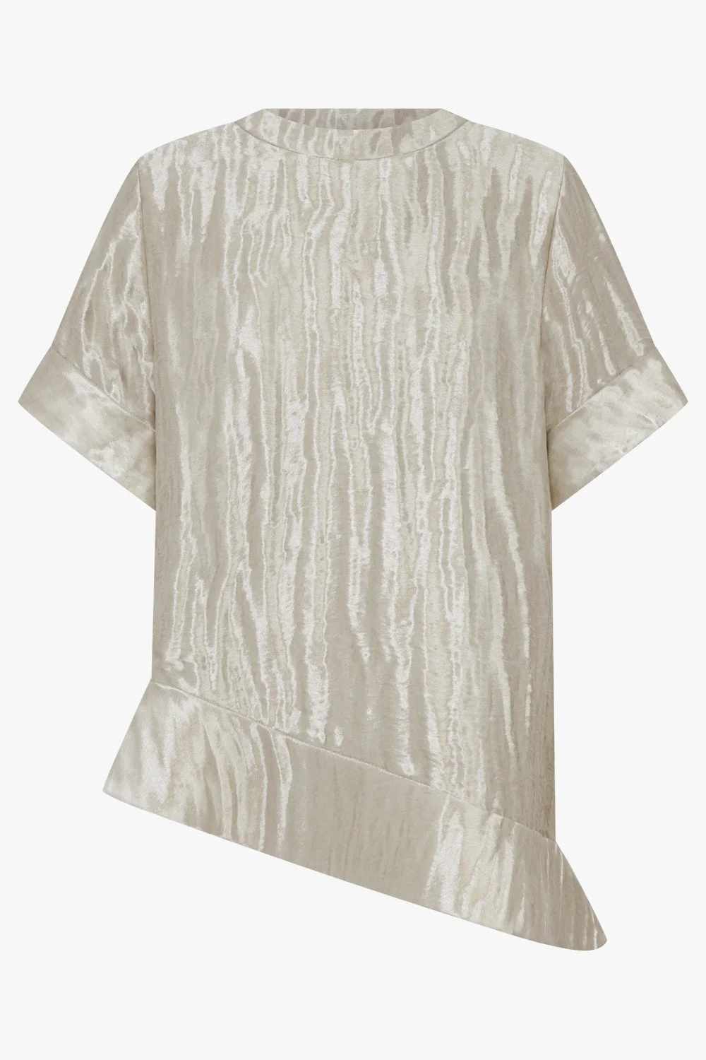 RIDE THE WAVE TOP | METALLIC SILVER - 1