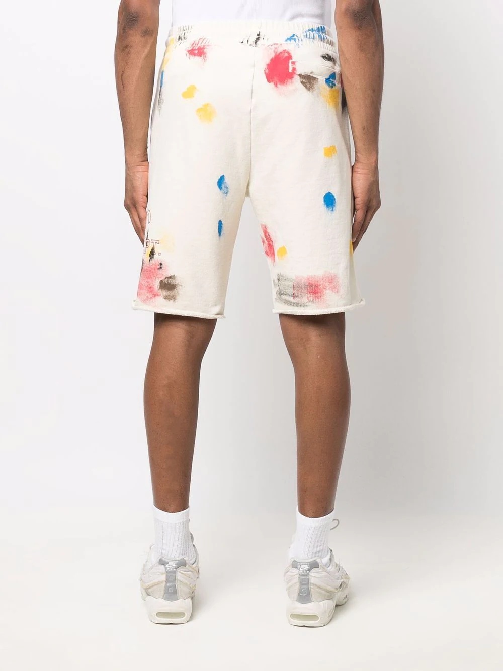 paint-effect College track shorts - 4