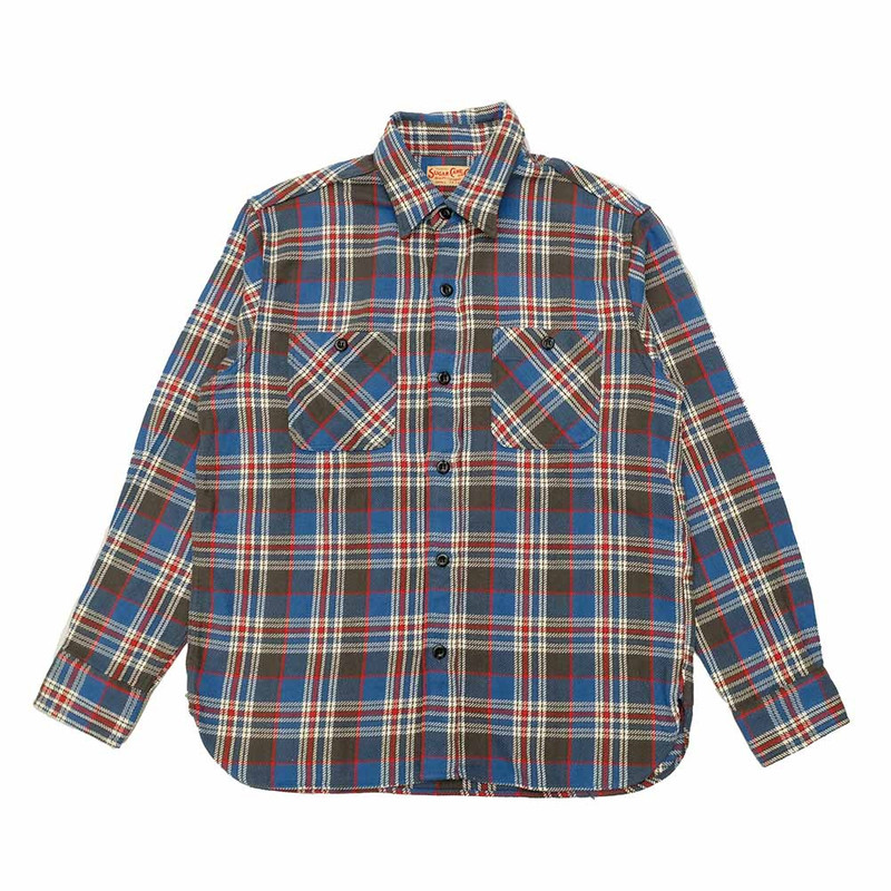 SUGAR CANE TWILL PLAID WORK SHIRT - SC29564 outlook