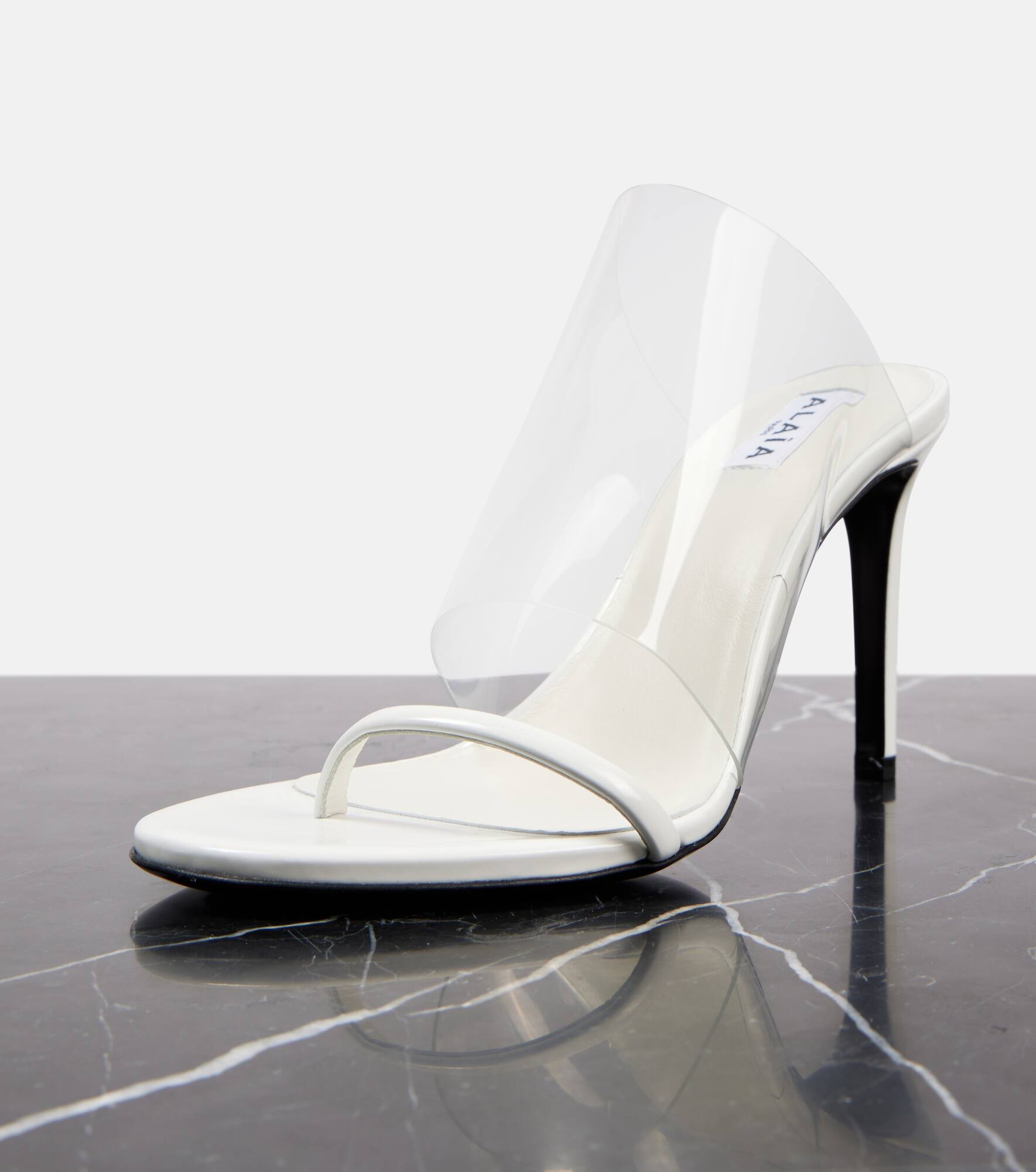 Plexi 90 leather & PU sandals - 5