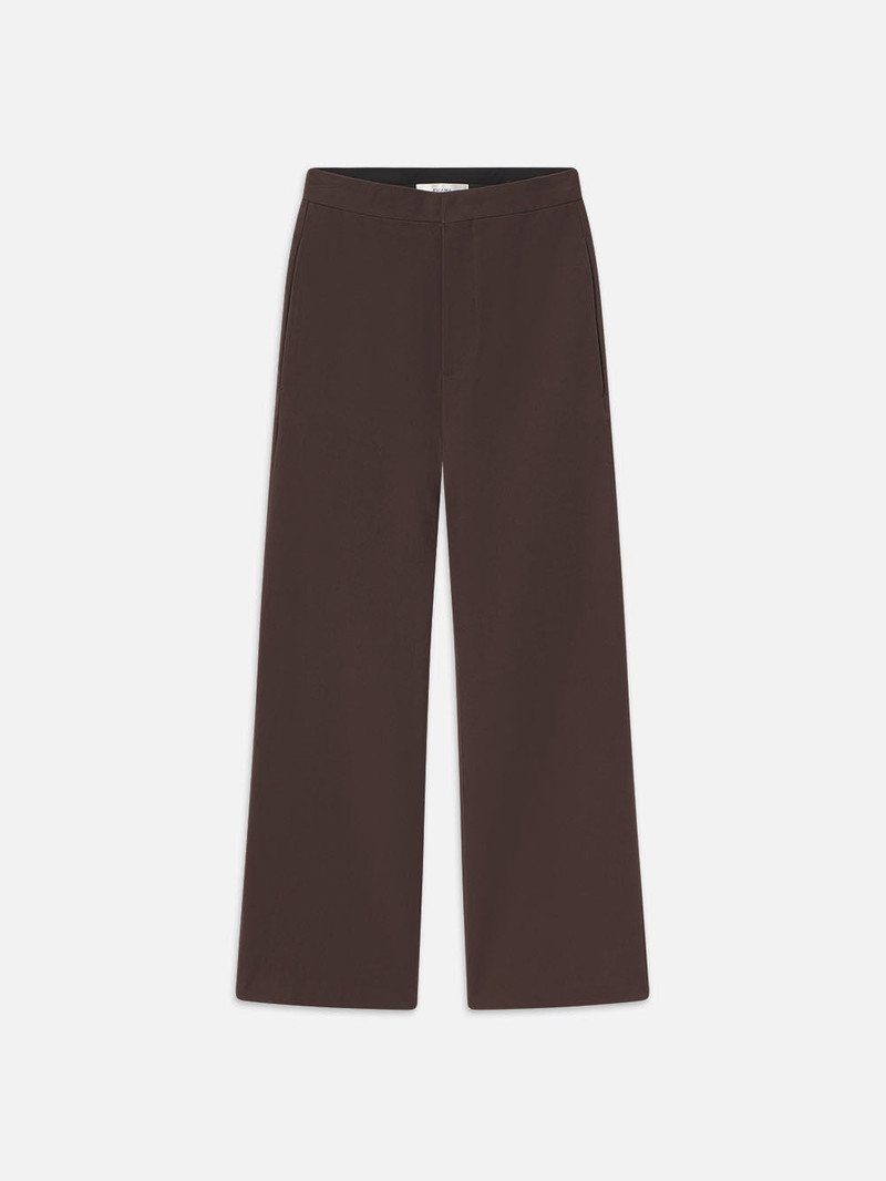 Le Jane Crop Trouser in Chocolate Brown 1