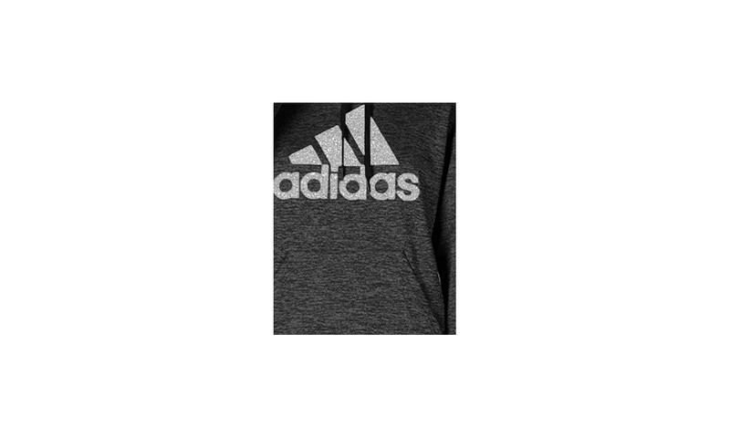 adidas Originals Shine Logo Hoodie "Dark Grey" outlook