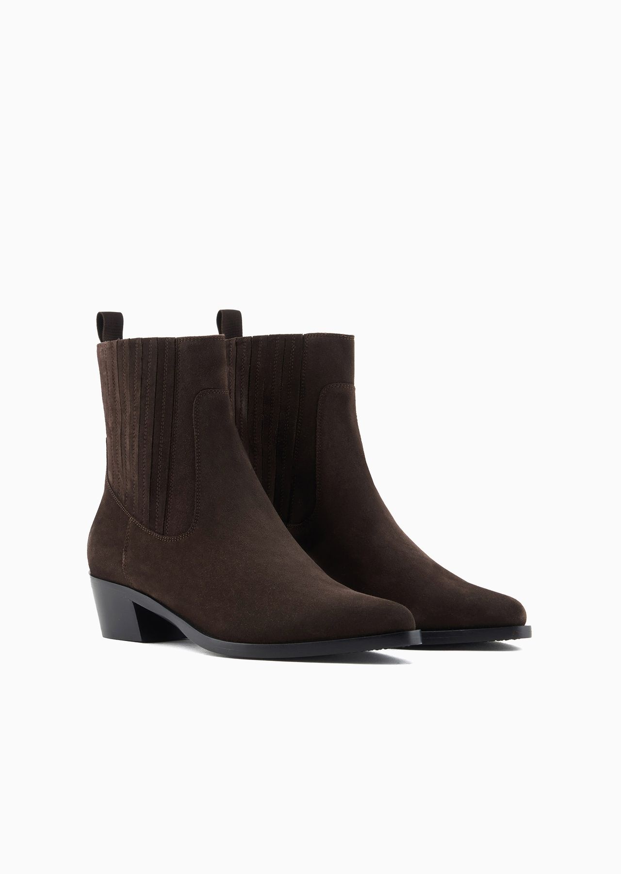 Suede cowboy boots - 2