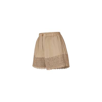 Louis Vuitton Boderie Anglaise Cotton Poplin Mini Shorts outlook