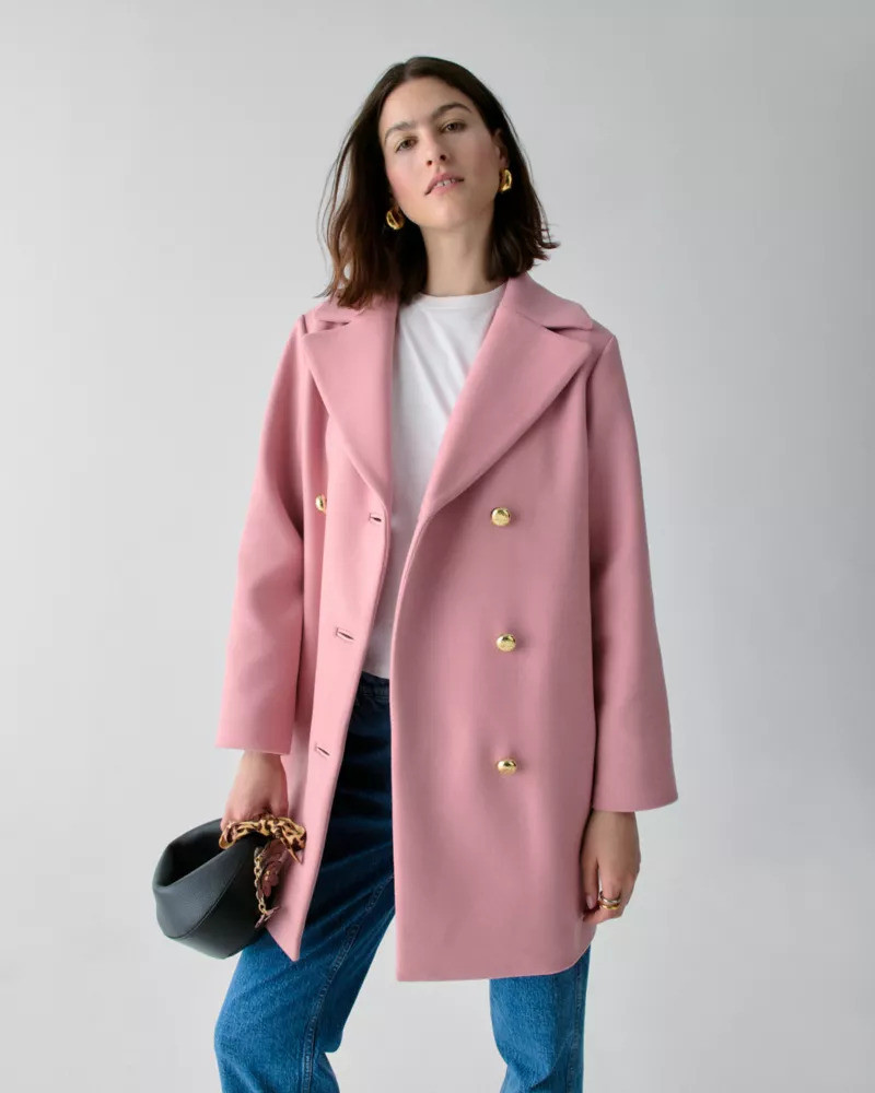 kate spade Double Breasted Coat outlook