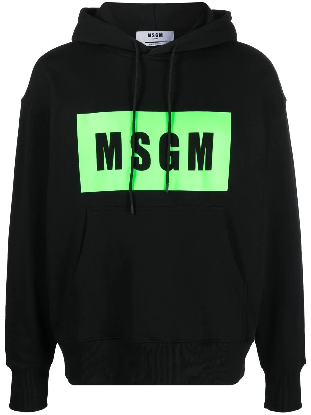 logo-print hoodie - 1