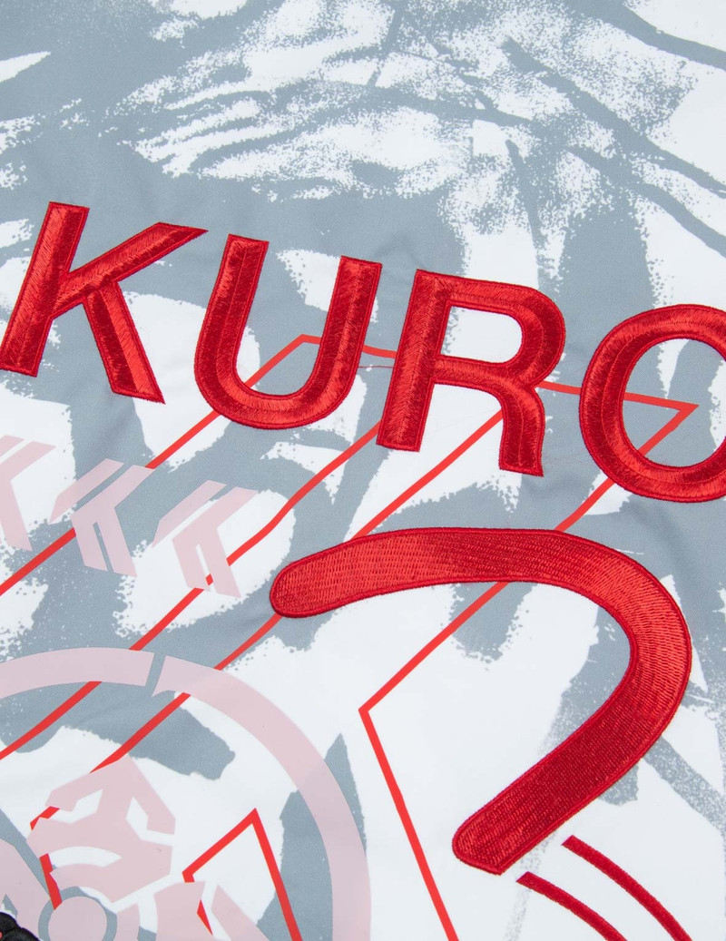 Allover Graffiti Print Stand-Collar Padded Jacket 5