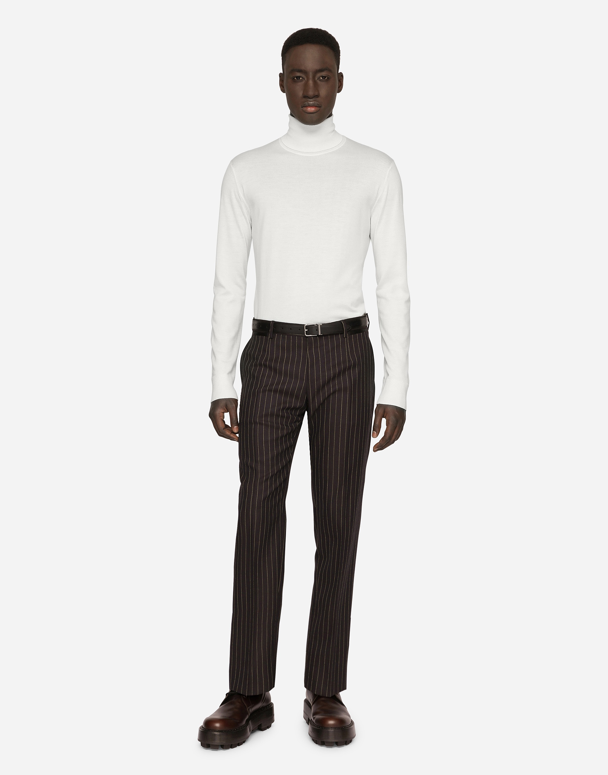 Cashmere and silk turtle-neck sweater - 2