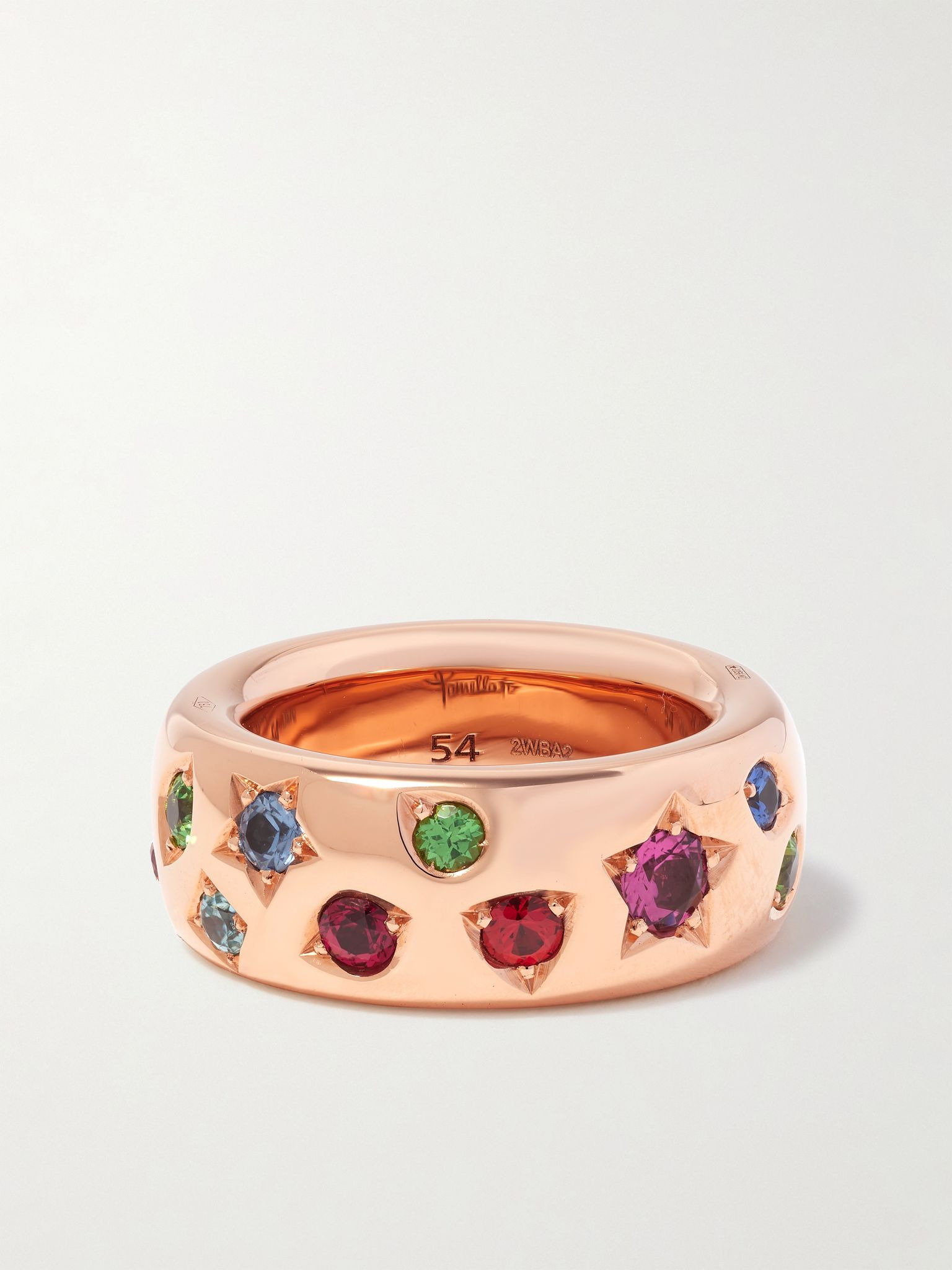 Iconica 18-karat rose gold multi-stone ring Gold - 3