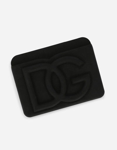 Dolce & Gabbana Rubber card holder with embossed logo outlook
