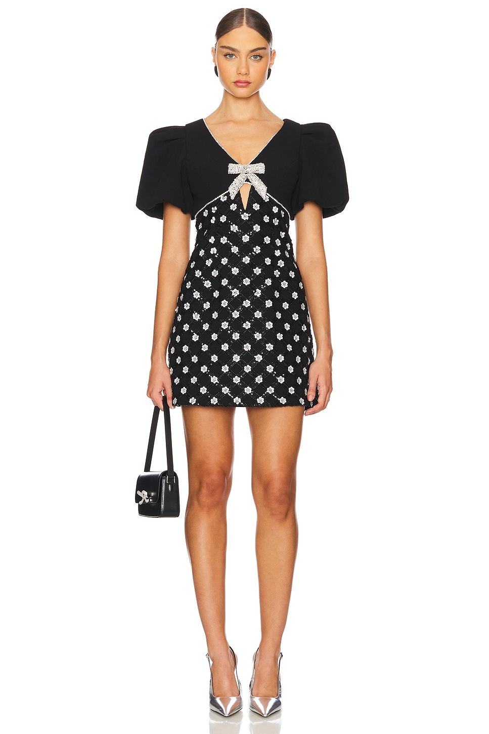 X Nicky Hilton Alivia Short Sleeve Mini Dress - 1