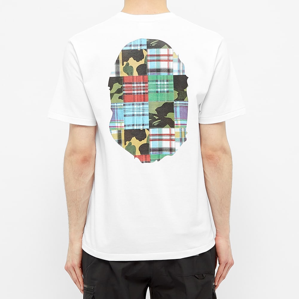 A Bathing Ape Patchwork Big Ape Head Tee - 4