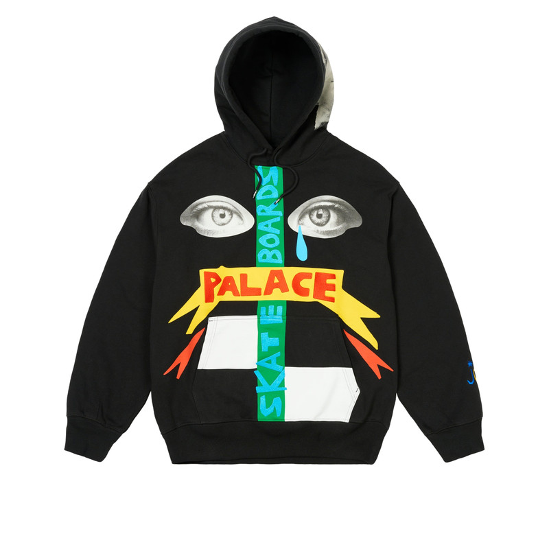 PALACE JCC+ HOOD BLACK 1