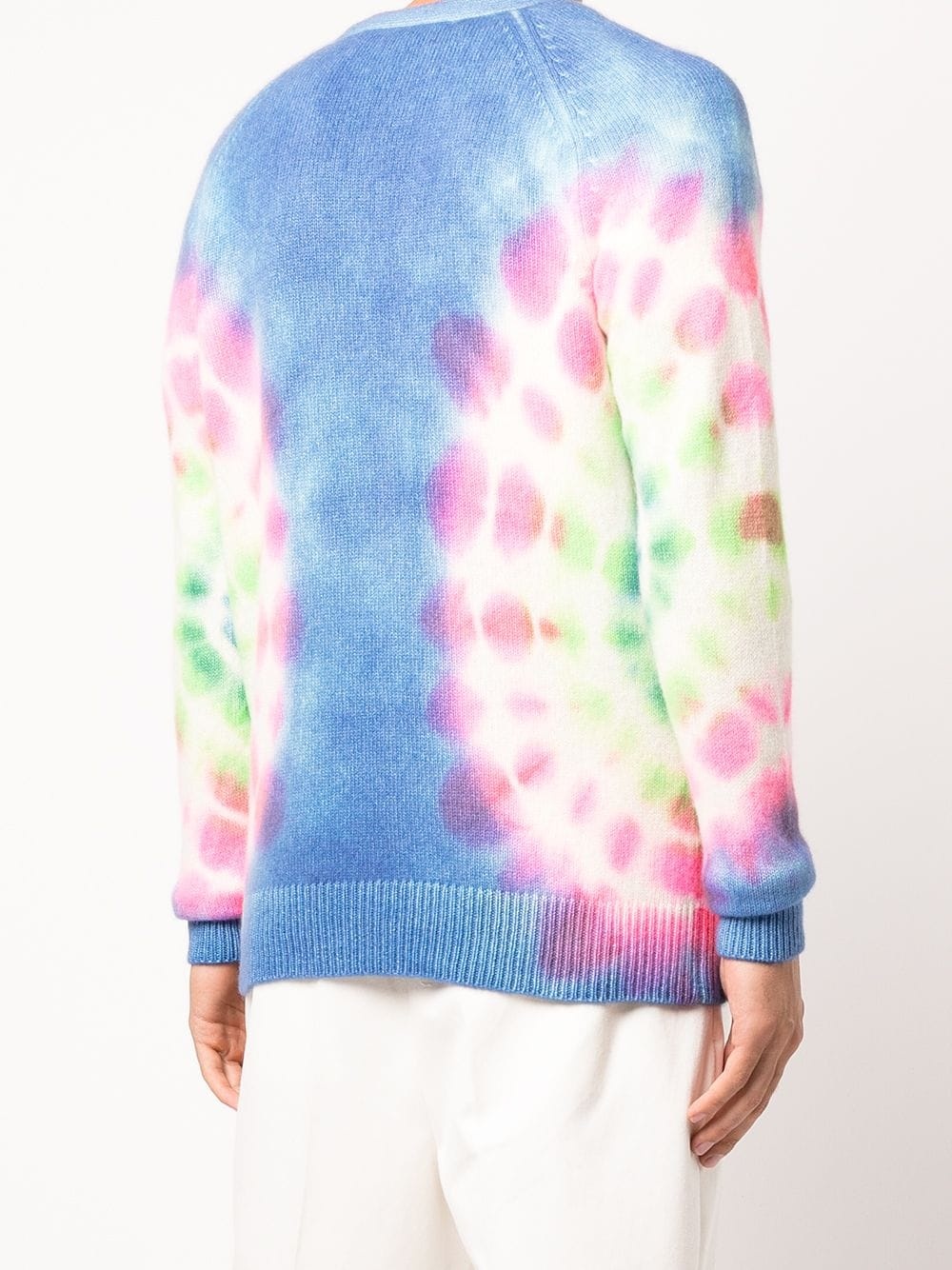 Olympus Heavy tie-dye knitted cardigan - 5