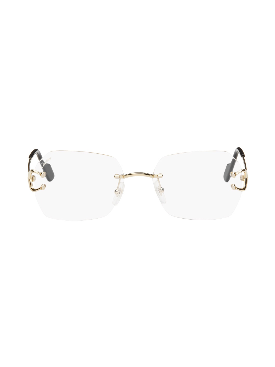 Cartier Gold Rimless Glasses | REVERSIBLE