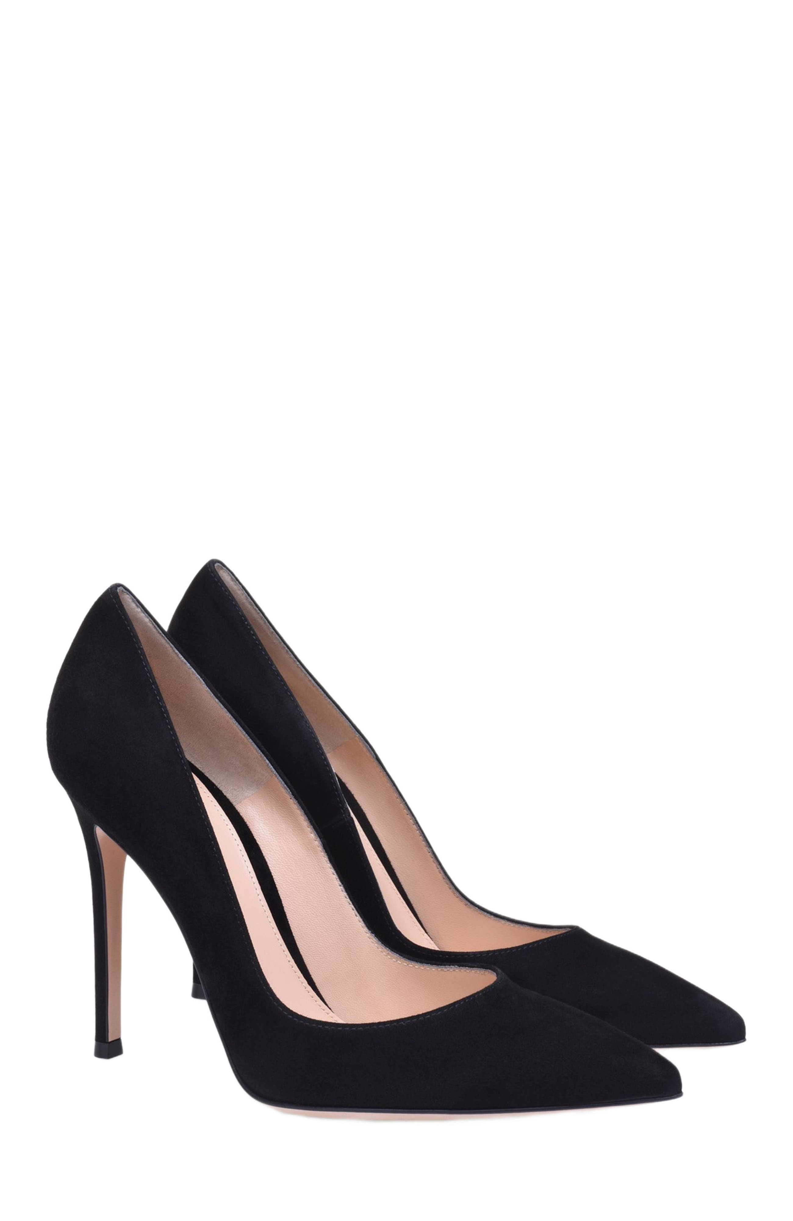 Gianvito Rossi Gianvito 105 Pumps in Black Suede at Nordstrom - 2